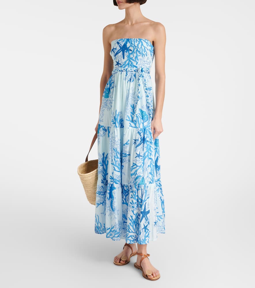 Thelma printed cotton maxi dress