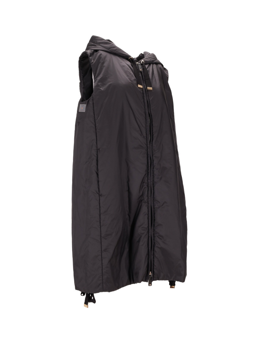 Black Sleeveless Jacket