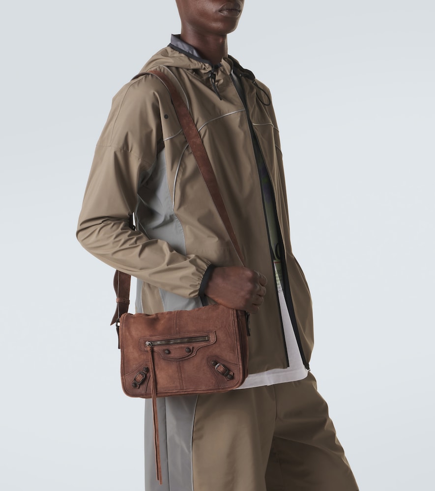 Le City Small suede messenger bag