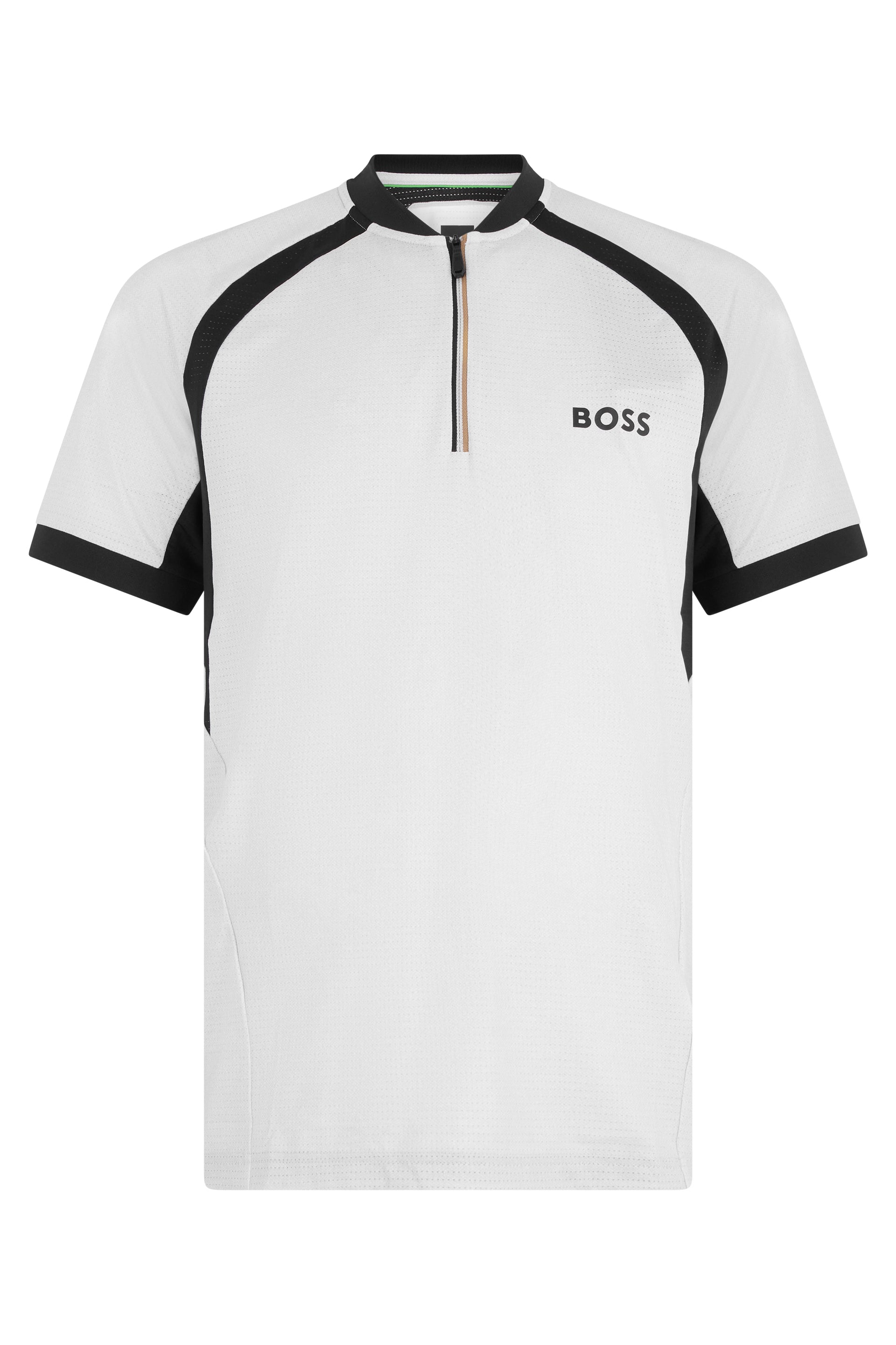 Men's Technical Short-Sleeve T-Shirt with Partial Zip