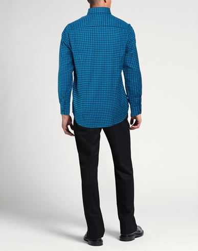 Man Shirt Azure Size 15 ½ Cotton