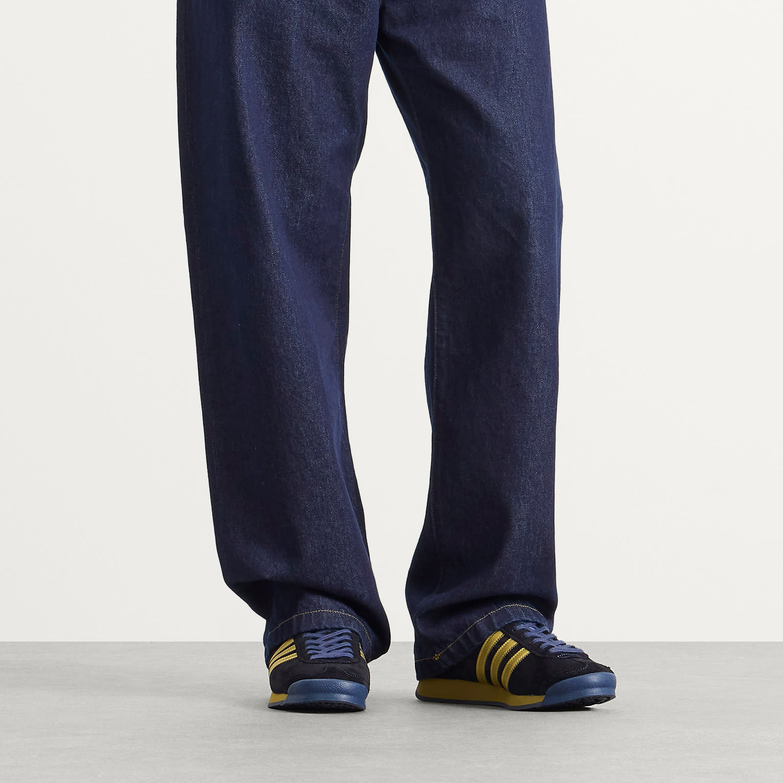 Men's x SPZL Samoa II Sneaker Tech Indigo/Matte Gold/Night Indigo