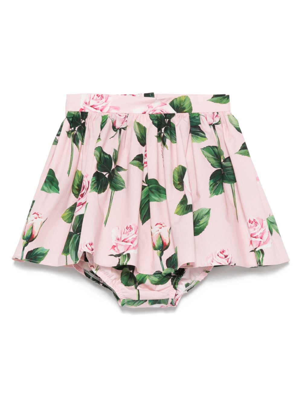 Floral-print skirt - Pink