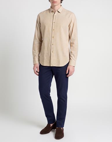Man Shirt Beige Size 15 ½ Cotton