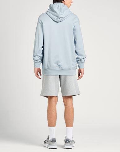Man Sweatshirt Sky blue Size L Cotton