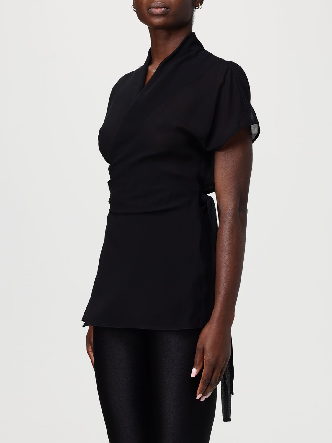 Top Woman color Black