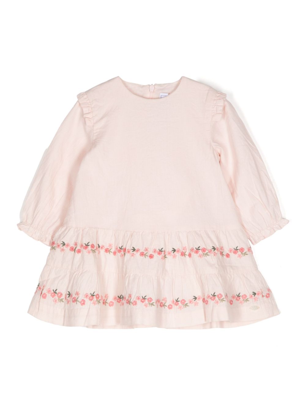 Embroidered floral dress - Pink