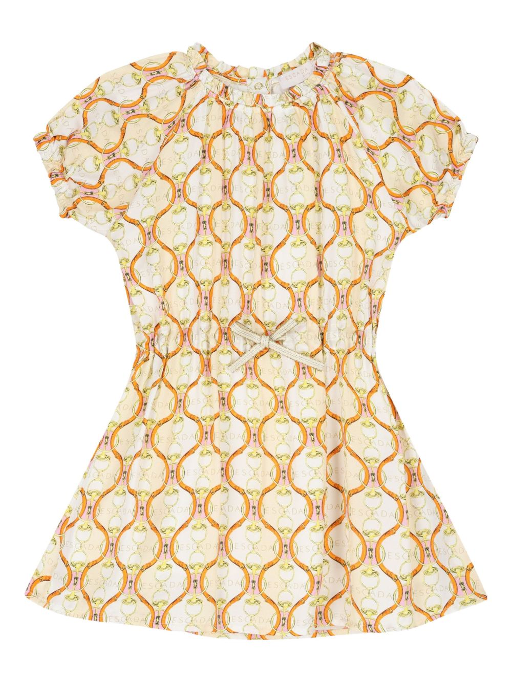 Escada Kids printed dress - Neutrals