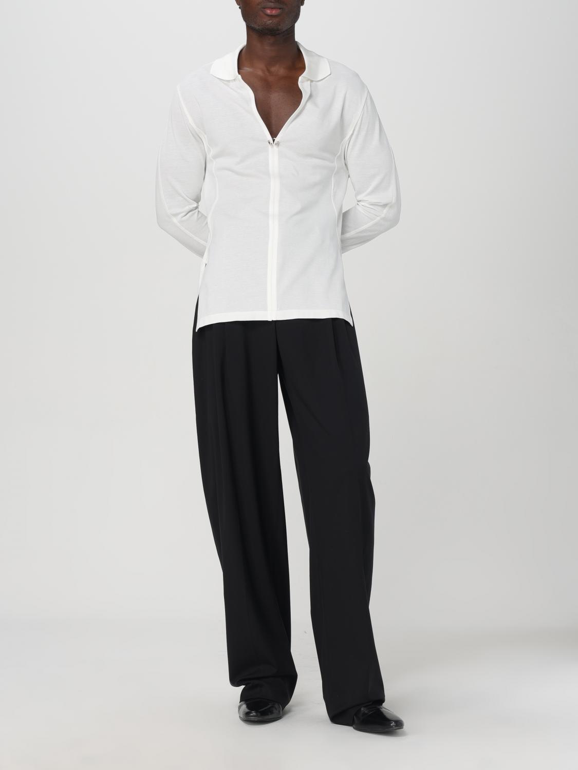 Pierced polo shirt - Black