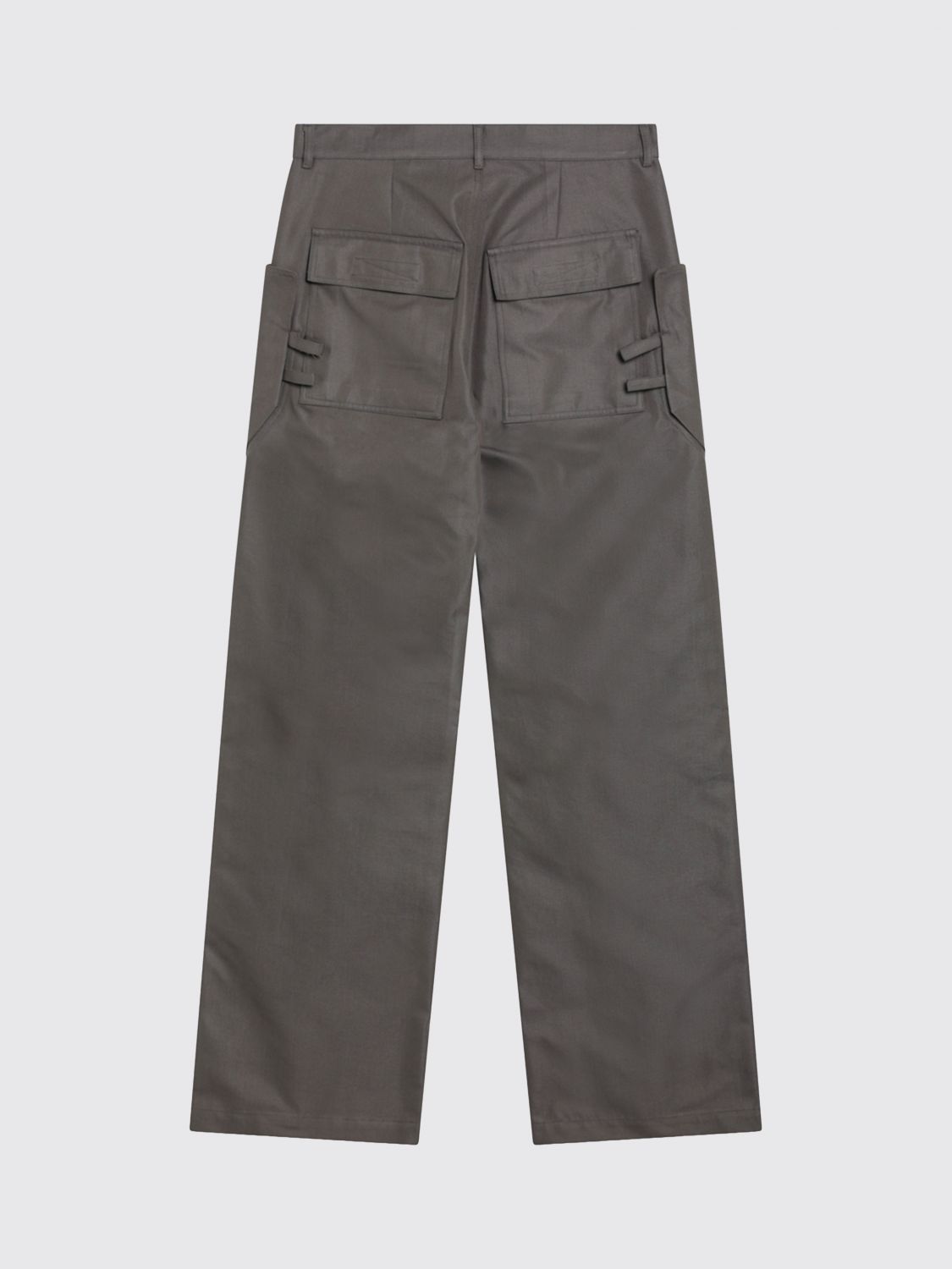 Wide-Leg Cotton Twill Cargo Trousers