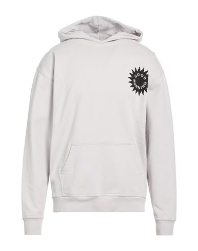 Man Sweatshirt Light grey Size M Cotton