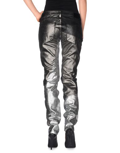 Diesel Black Gold Woman Jeans Silver Size 26 Cotton