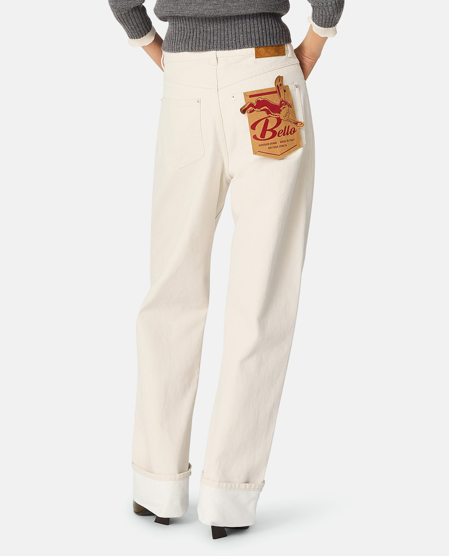 Denim Pants Stone Washed