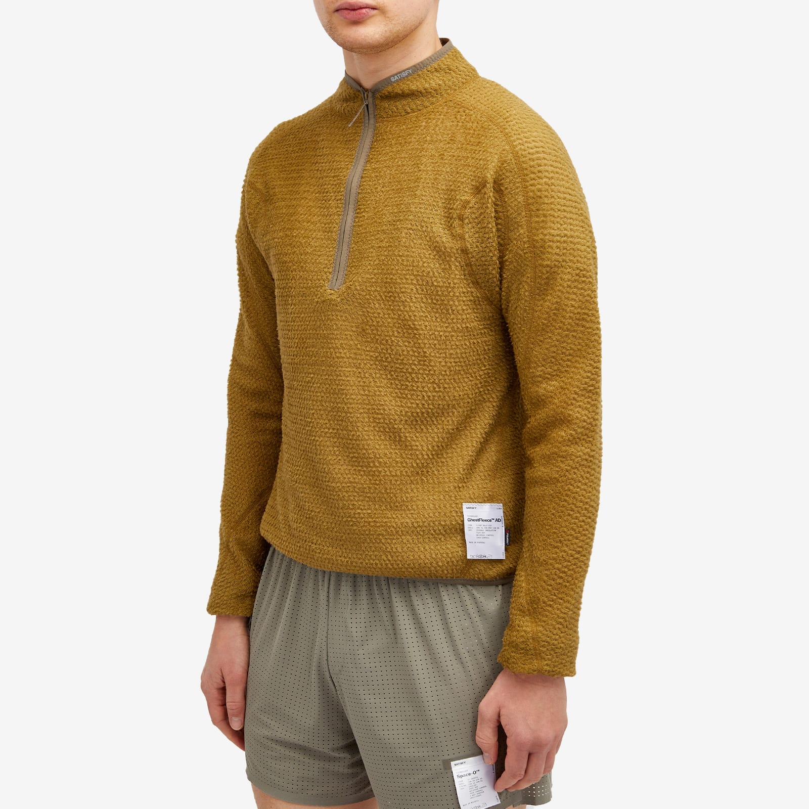 Men's GhostFleece AD Light Half-Zip Sweatshirt in Seed
