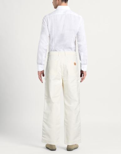 Maison Kitsuné Café Kitsuné Man Pants Ivory Size 30 Cotton, Polyamide