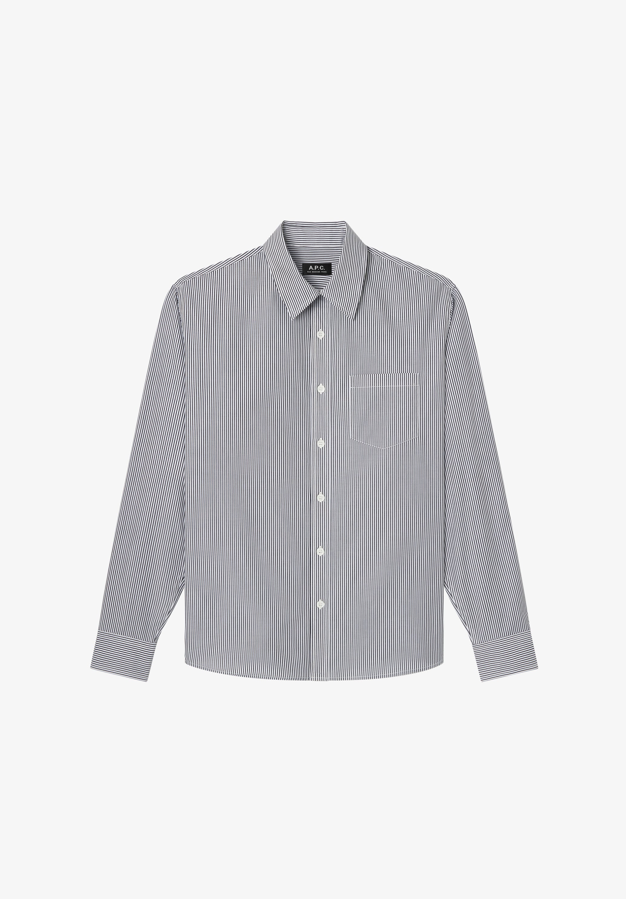 A. P.C. Owen Shirt XS Lza - Faded Black