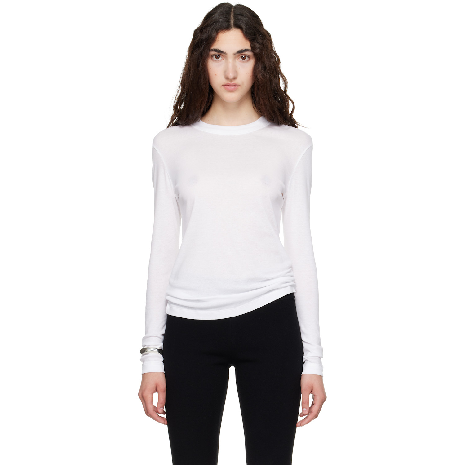 White Sophie Longsleeve T-shirt