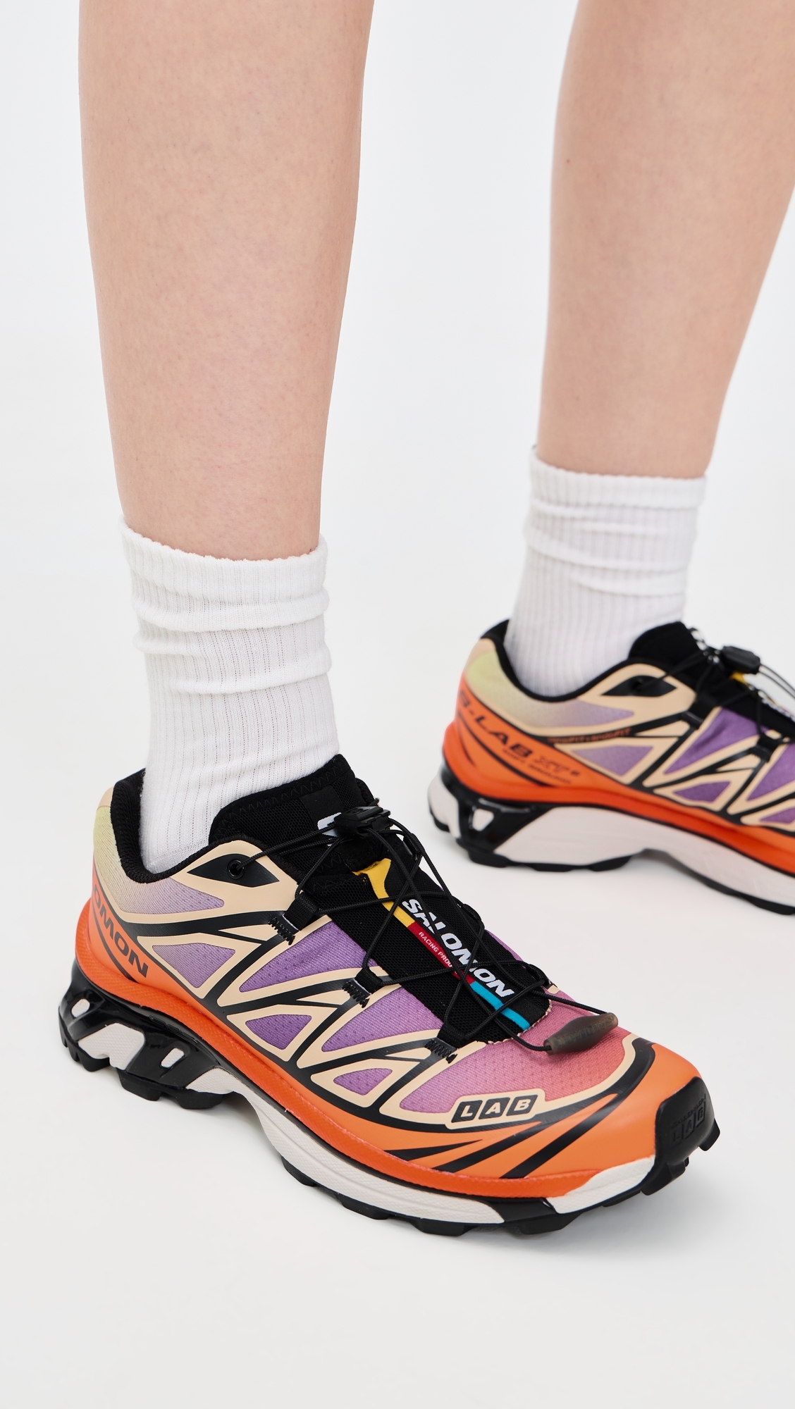 XT-6 Sneakers Black/Almond Cream/Dragon Fire