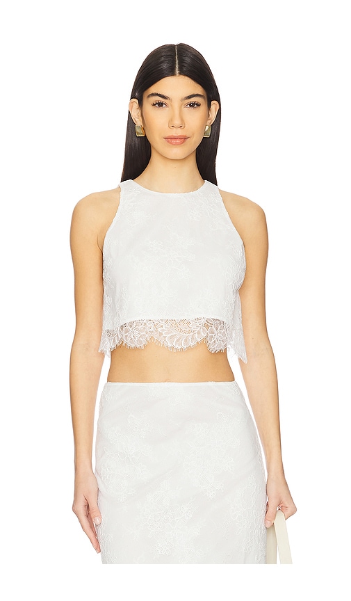Stone Cold Fox OBERTEIL AUDREY in White. Größe XS. Also in L, M