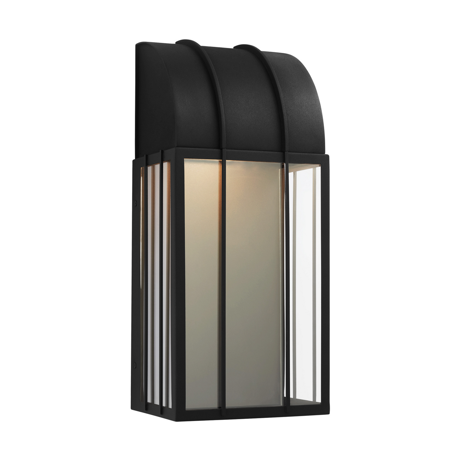 Visual Comfort Studio Veronica Outdoor Wall Light in Textured Black by Lauren Ralph Lauren