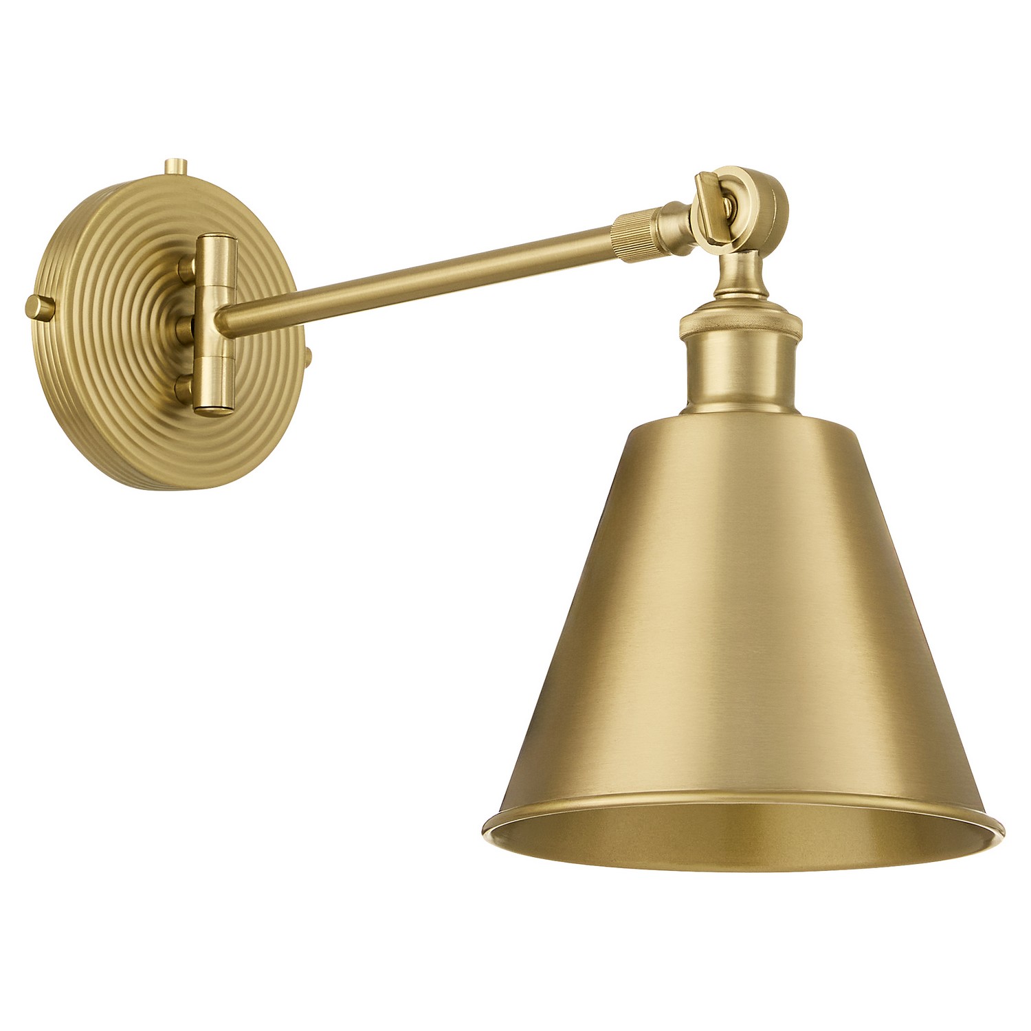 Aged Brass Wall Mount from the Bailey Collection