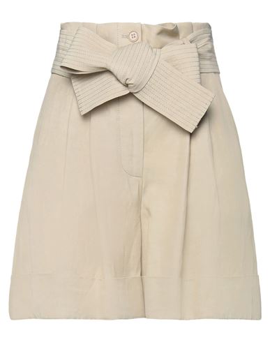 P. a.r. o.s. h. Woman Shorts & Bermuda Shorts Beige