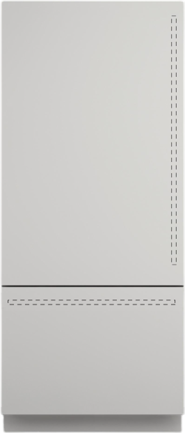 Fulgor Milano 36 Inch Milano 700 36" Built In Bottom Freezer Refrigerator F7IBM36O2L