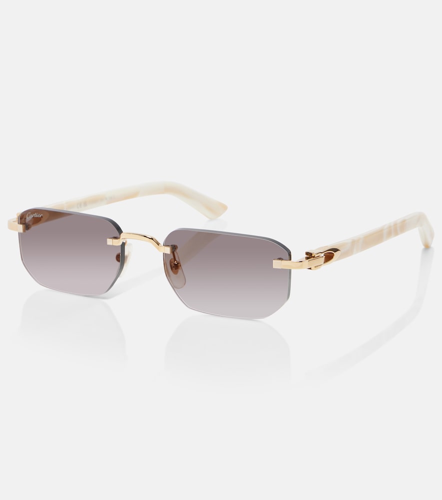 Signature C rectangular sunglasses