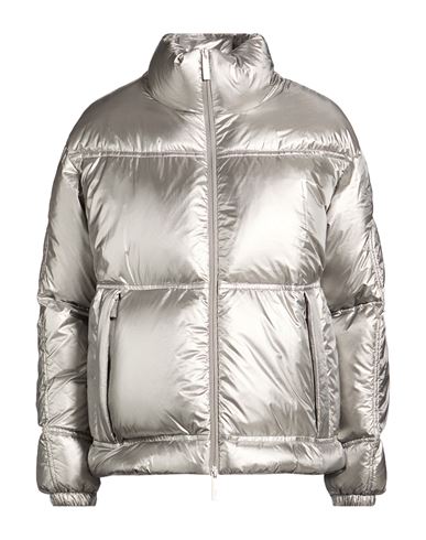 Laminar Woman Puffer Silver Size L Polyamide