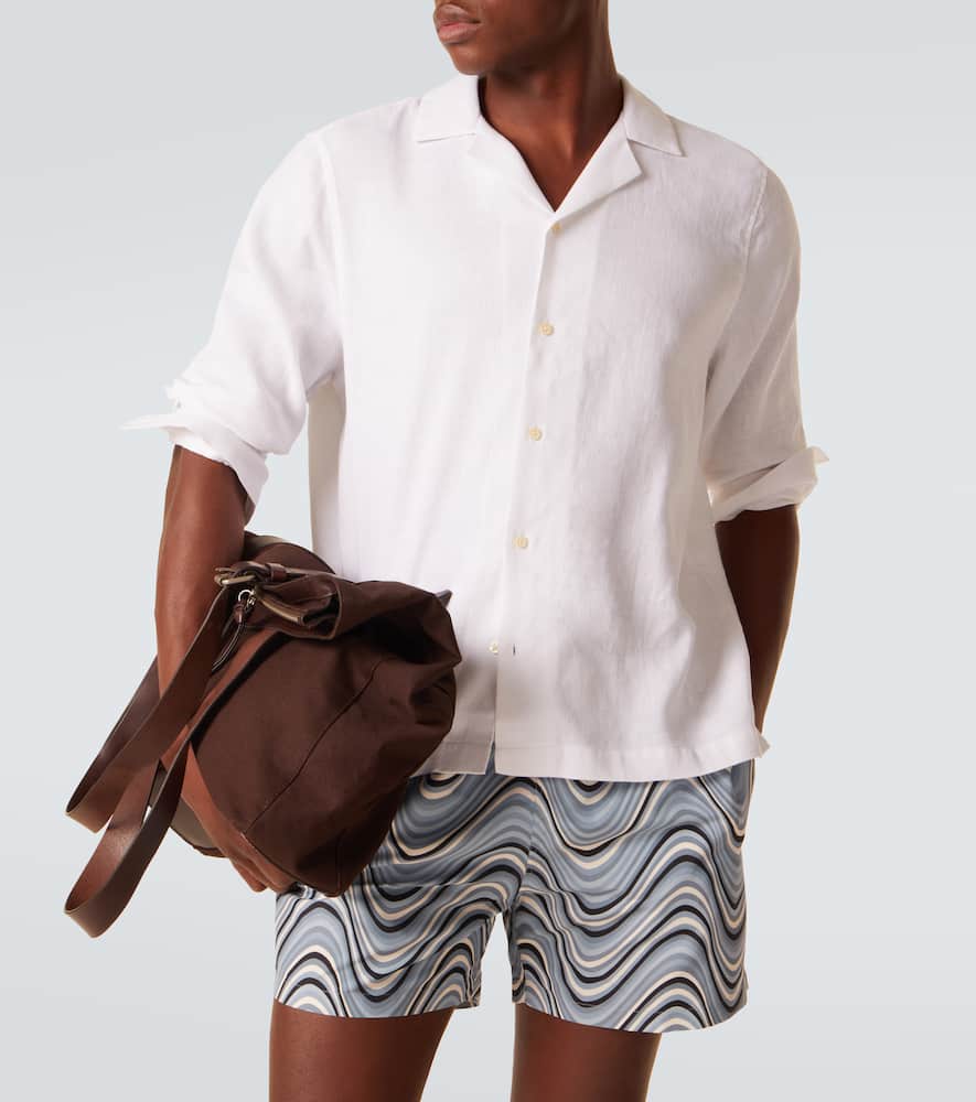Linen and cotton shirt
