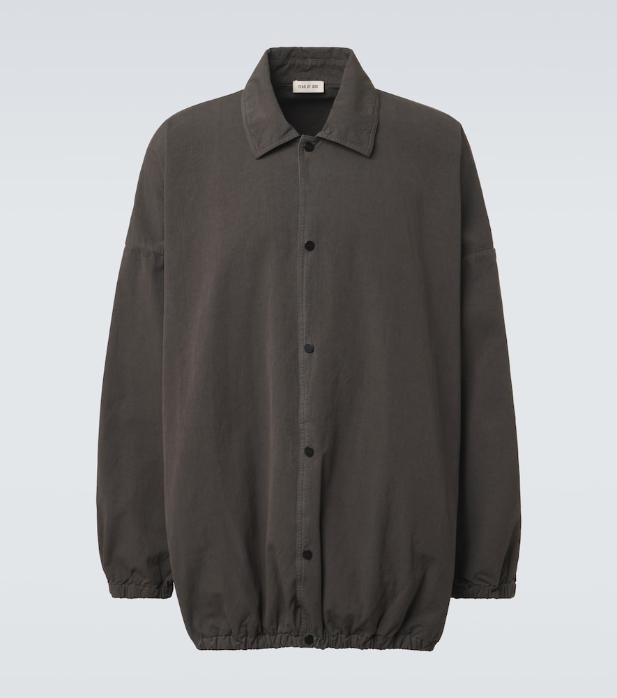 Cotton poplin overshirt