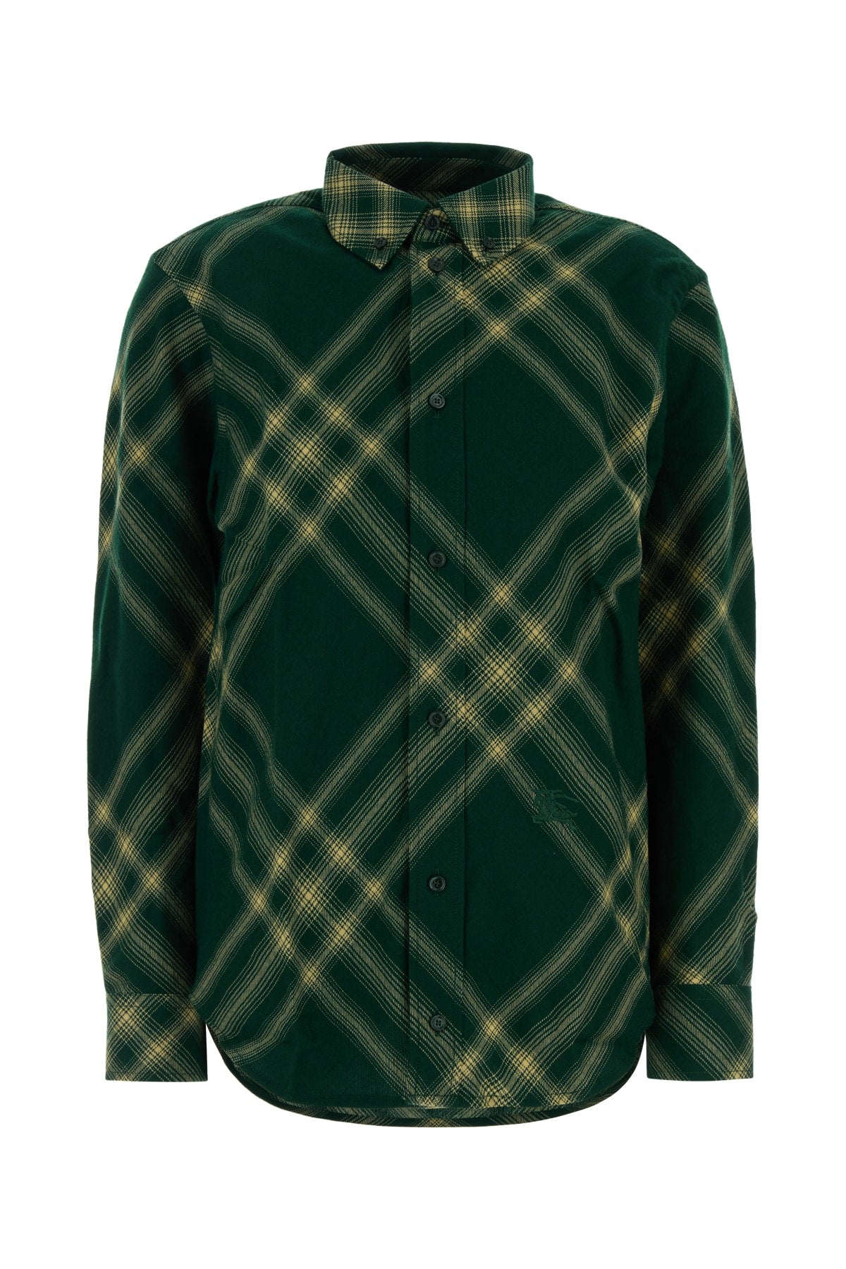 Tartan Wool Shirt — Green