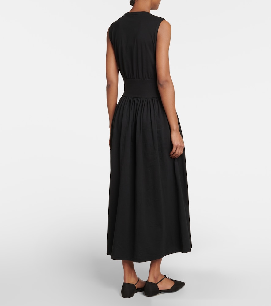 Cotton midi dress