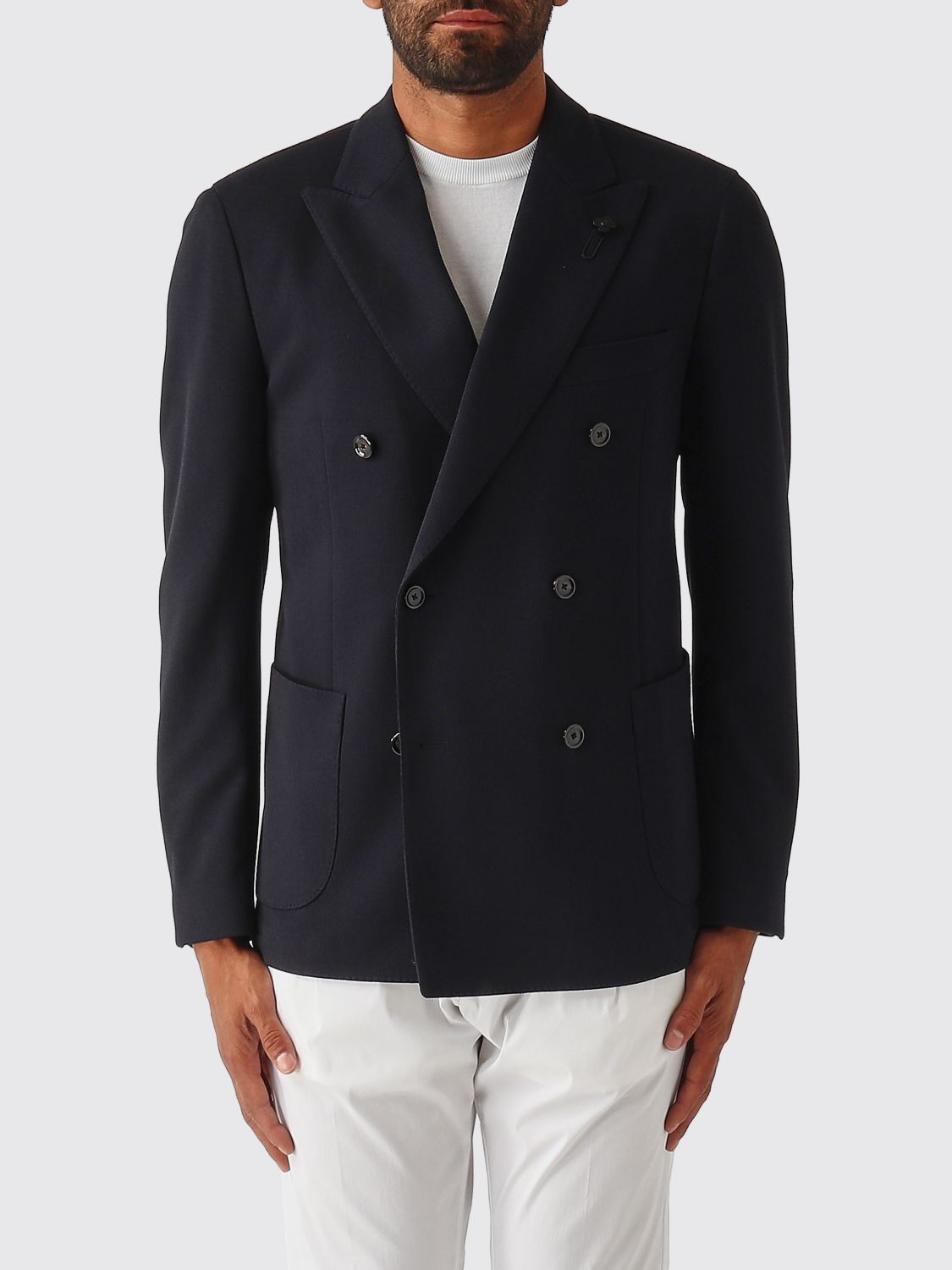 Blazer Men color Navy