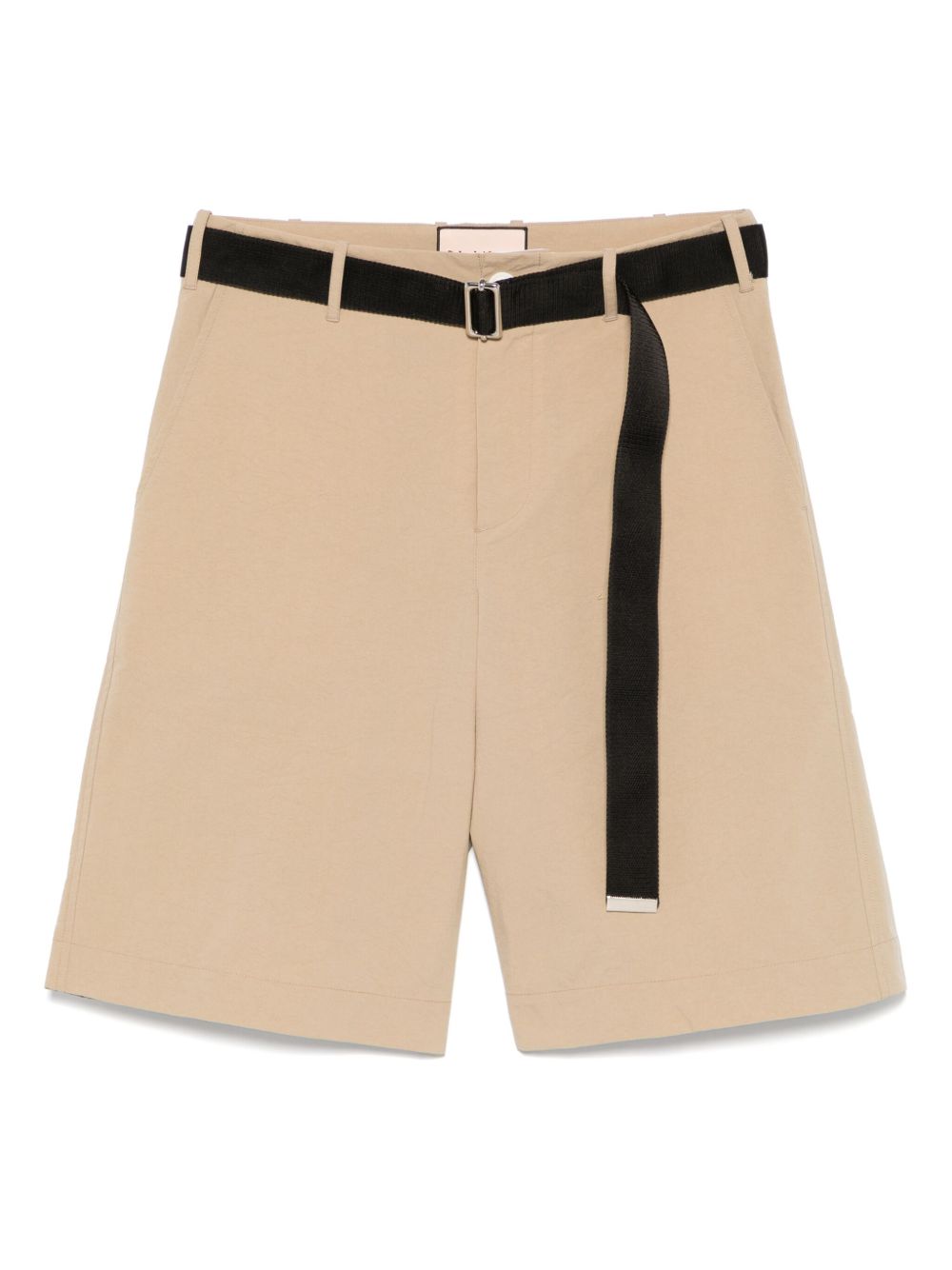Plan C cotton shorts - Neutrals