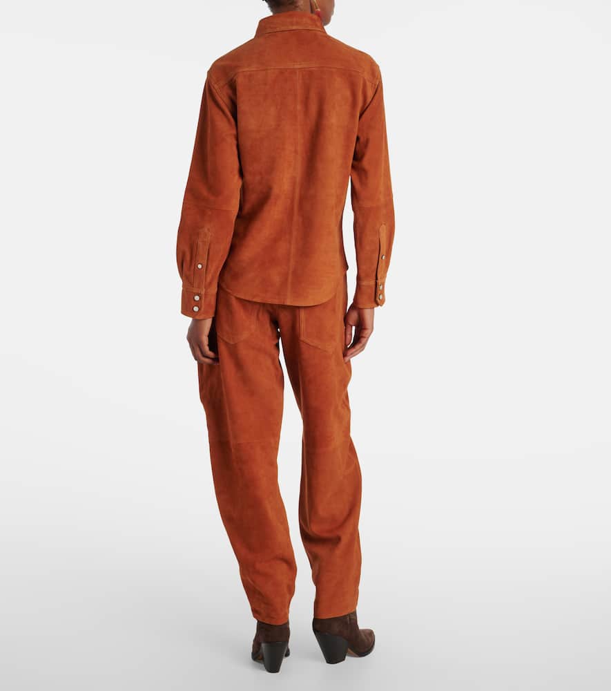 Delcia suede shirt