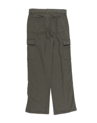 Kid Girl Pants Dark green Size 11 Cotton, Elastane