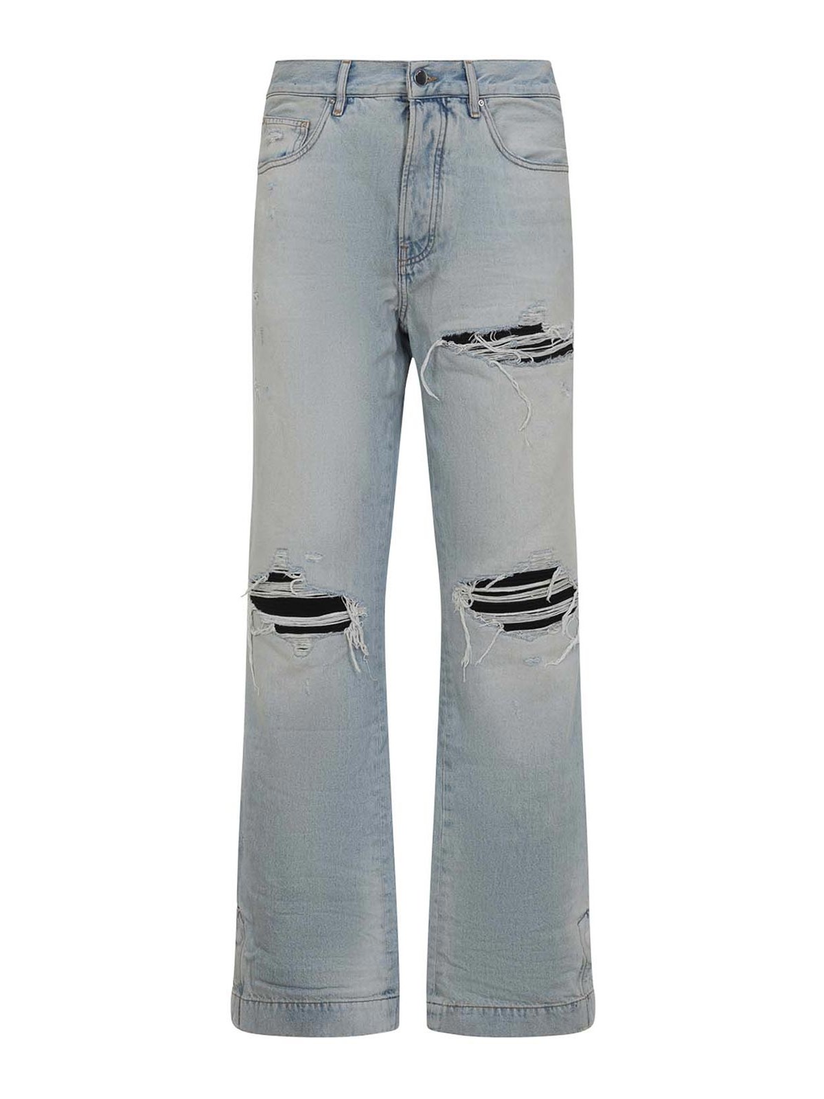 Amiri - straight flare jeans belt loop