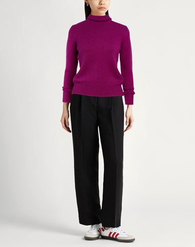 Woman Turtleneck Mauve Size 4 Cashmere