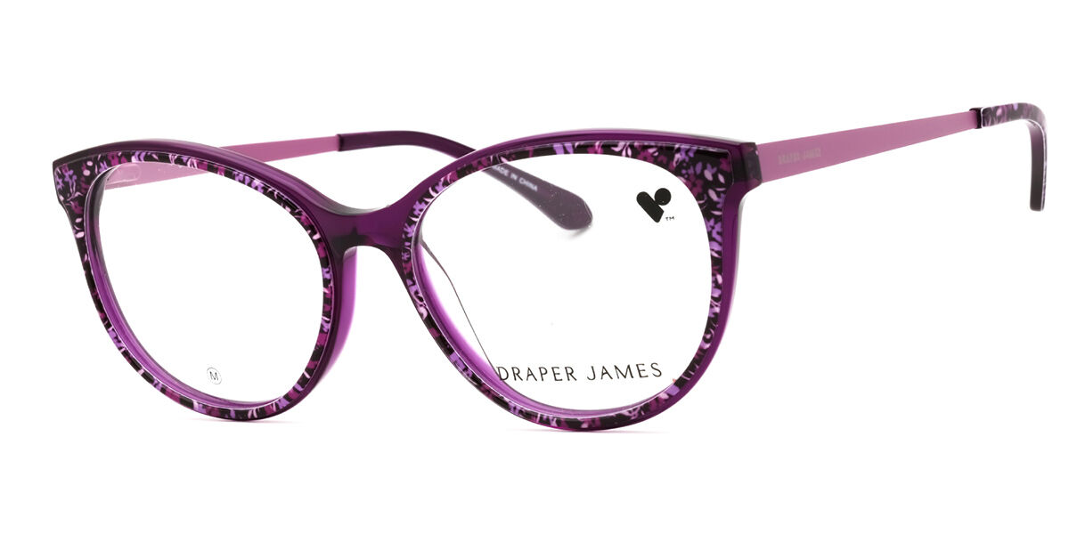 Draper James DJ5046 501 Women's Eyeglasses Purple 54 - Blue Light Block Available