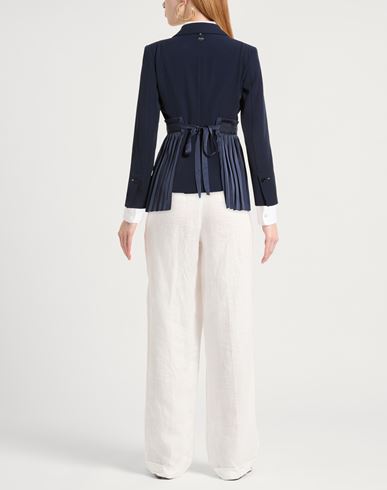Woman Blazer Midnight blue Size 6 Polyester, Elastane