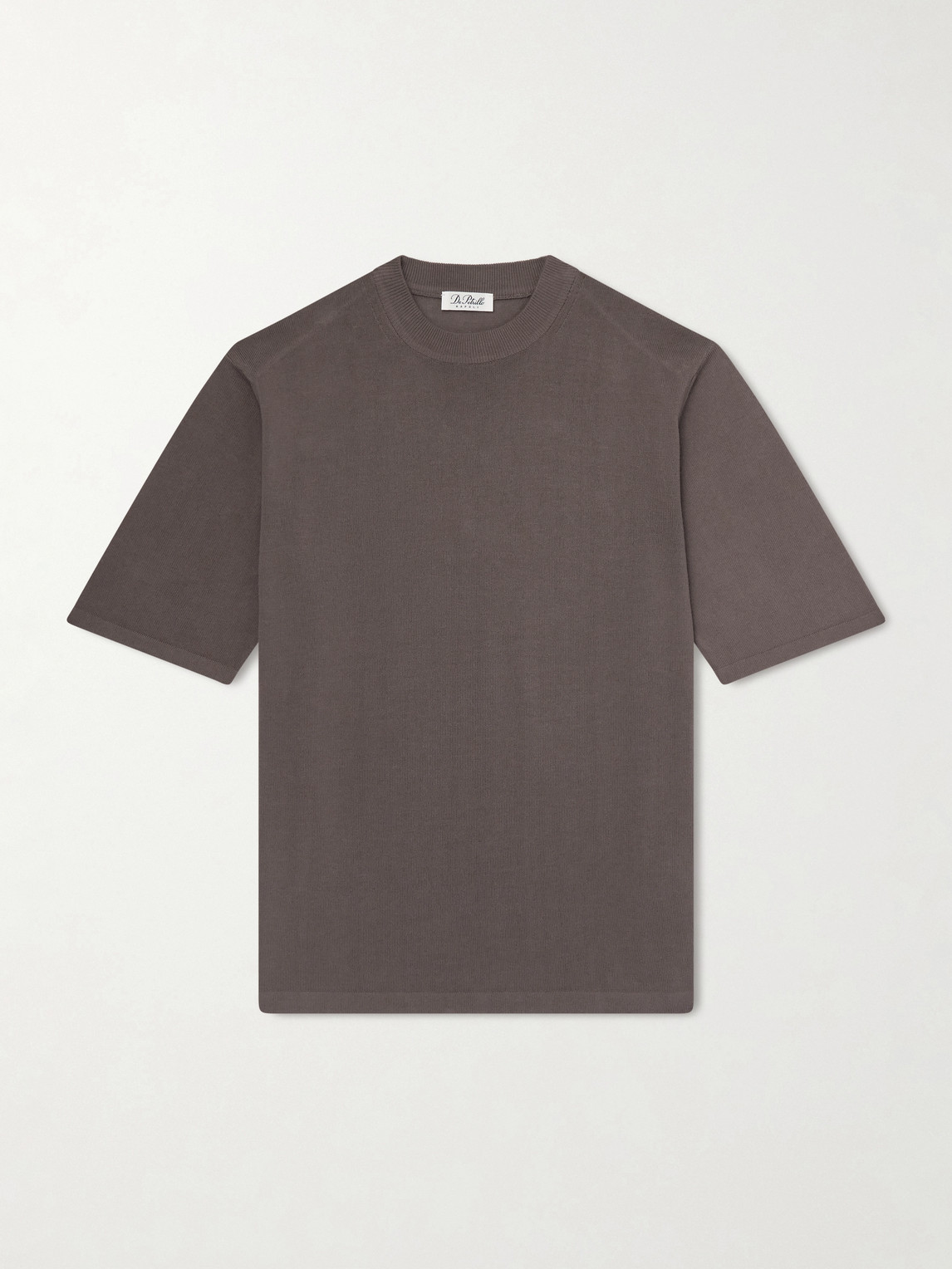 Knitted Cotton T-Shirt