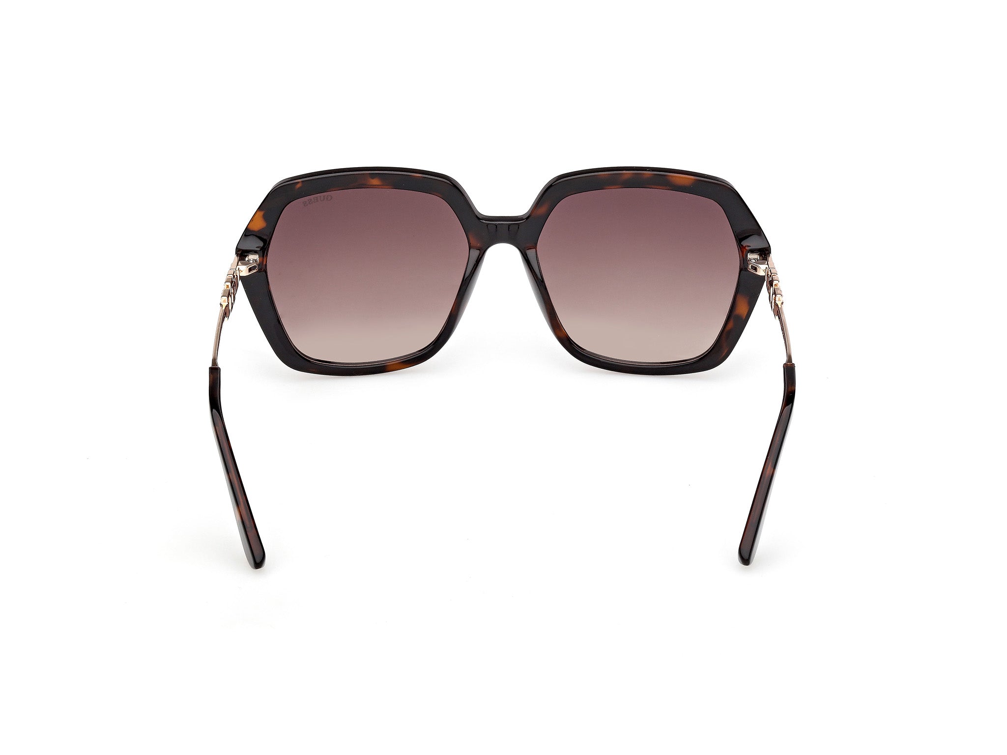 Guess Mujer Guess GU00267 52F Gafas de sol Inyectado la Habana Marrón Geométrico Norma
