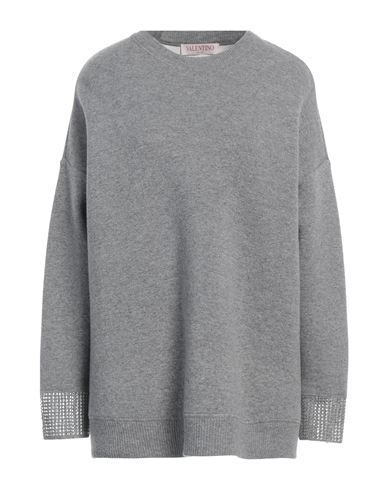 Woman Sweater Grey Size L Wool, Viscose, Polyester, Polyamide, Elastane