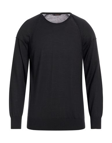 Man Sweater Black Size S Acrylic, Wool