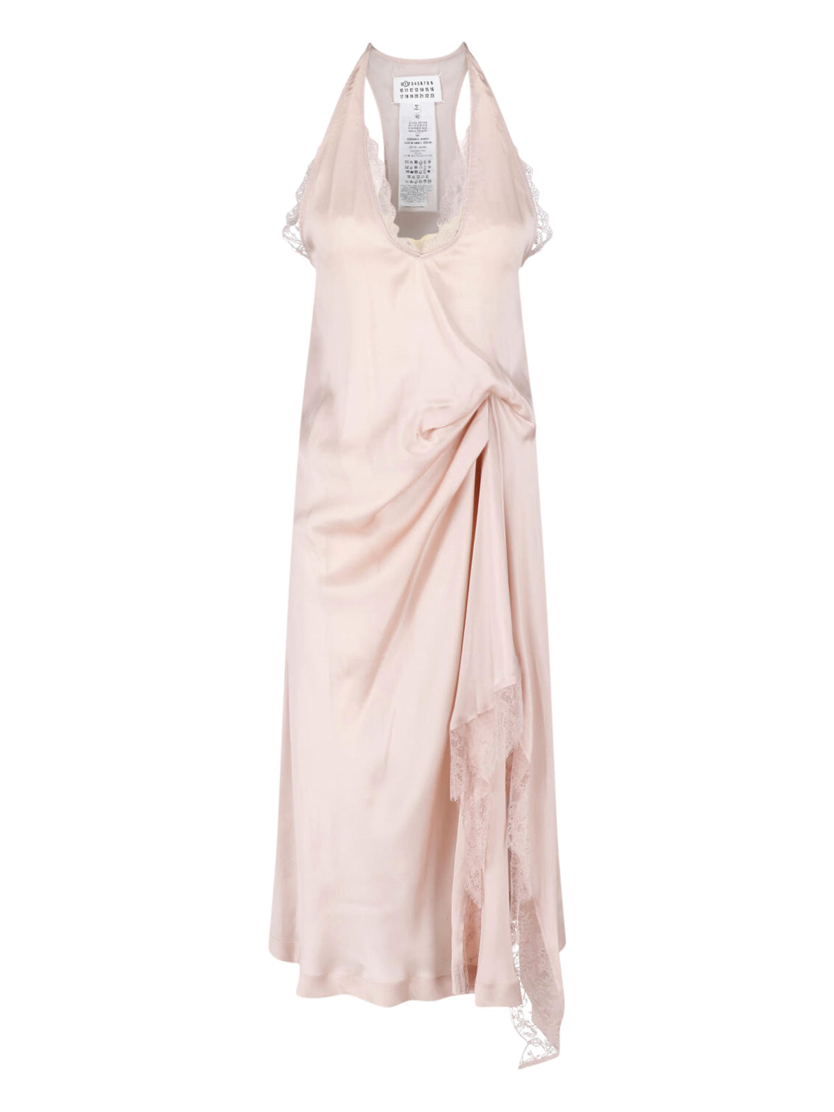 Silk-Blend Mini Dress with Fluid Acetate Feel