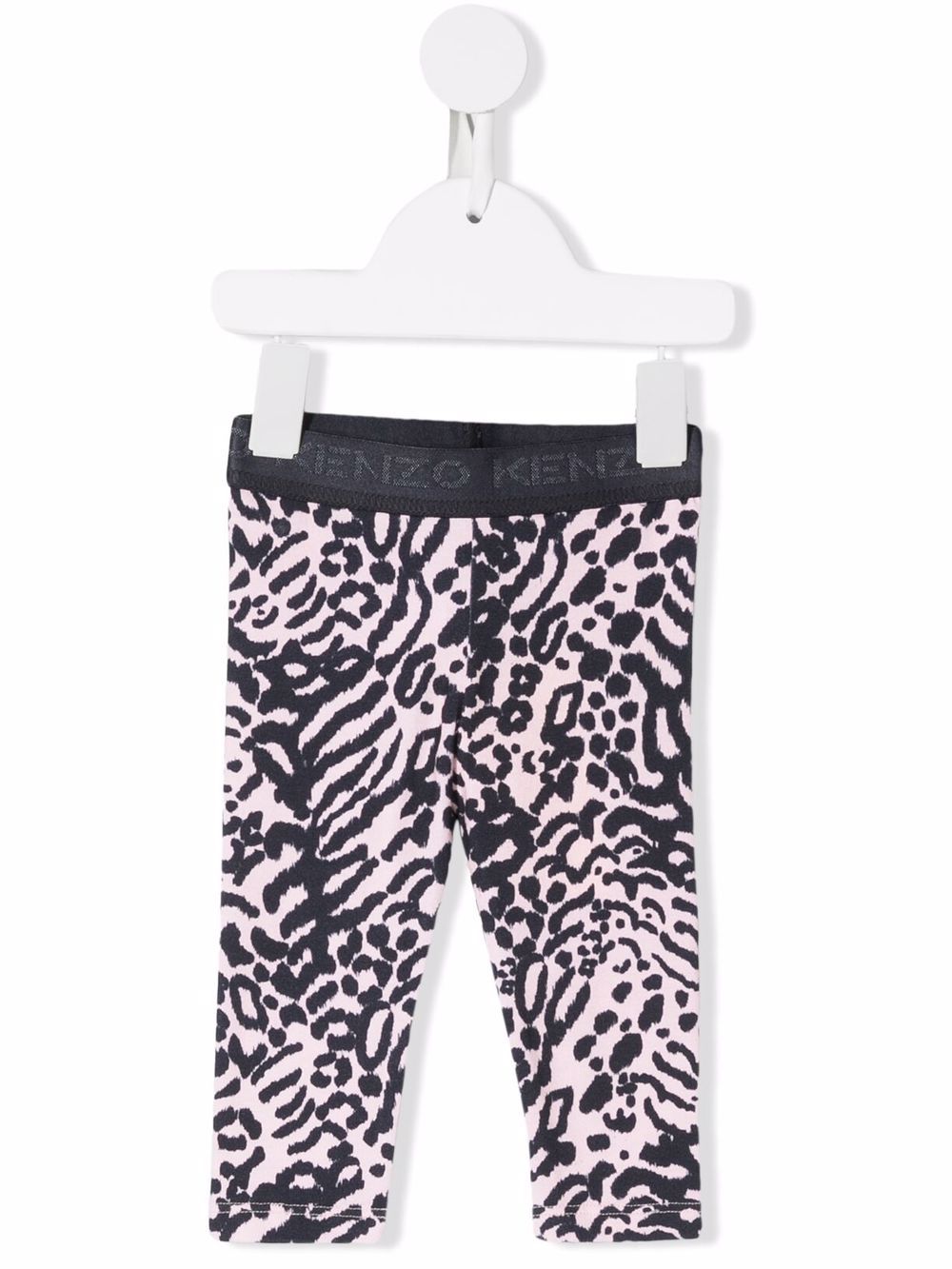 Leopard print leggings - Blue