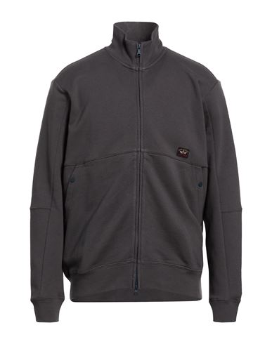 Man Sweatshirt Taupe Size XXL Cotton