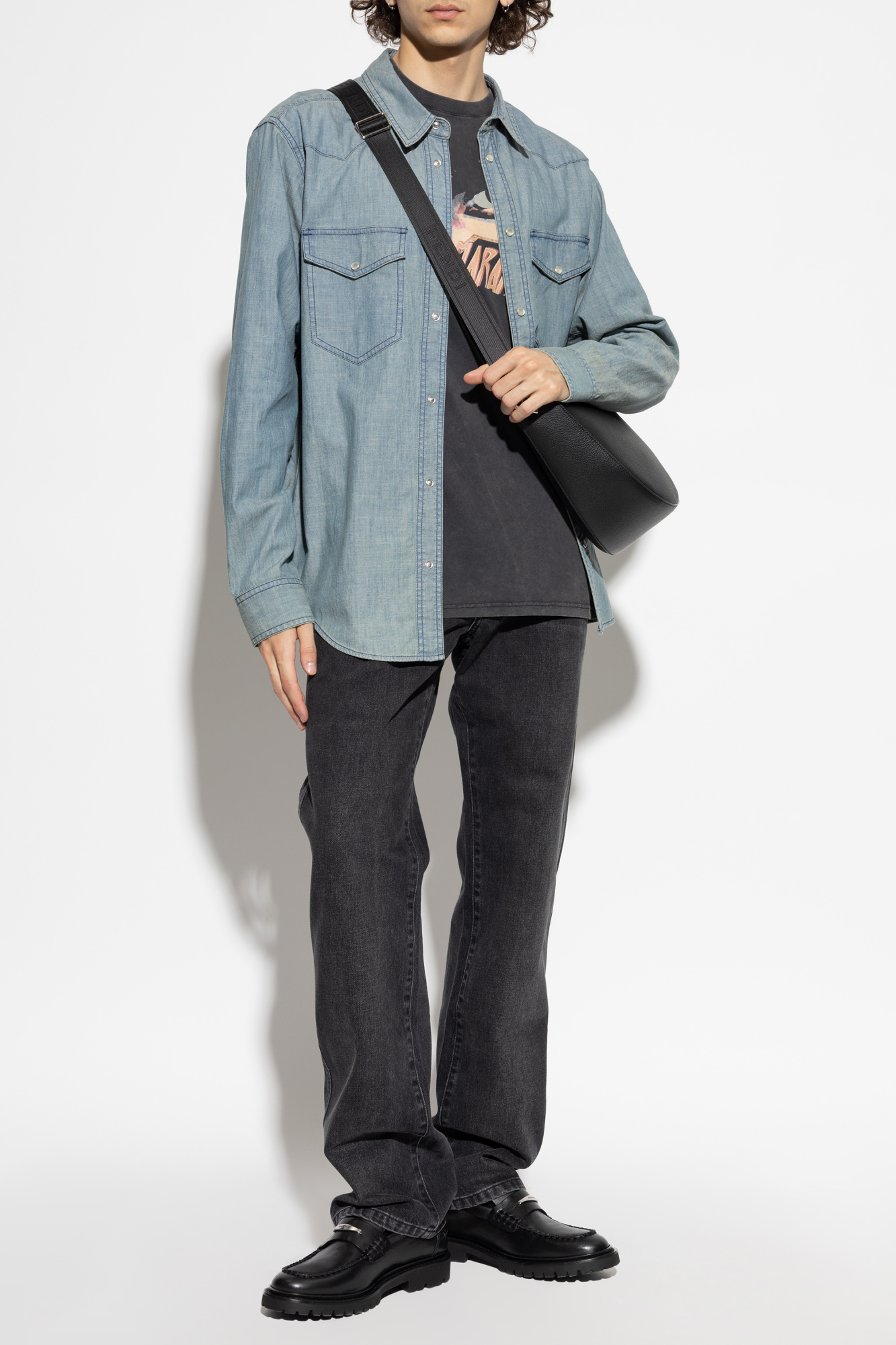 Denim Shirt "Vasco", Men's, Blue