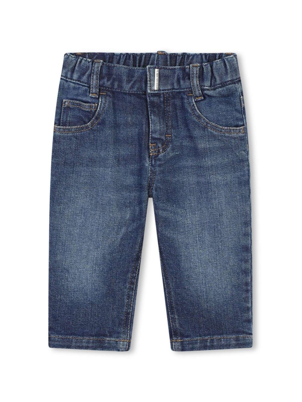 4G-motif logo-print jeans - Blue